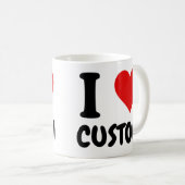 Benutzerdefinierte I-Liebe Kaffeetasse (VorderseiteRechts)