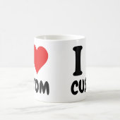 Benutzerdefinierte I-Liebe Kaffeetasse (Mittel)