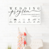 Benutzerdefinierte Icons Hochzeitsfeierprogramm-Ze Banner (Insitu)