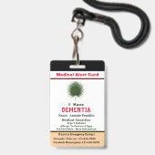 Benutzerdefinierte ID-Identifikation Kindererwachs Ausweis (Vorderseite mit Lanyard)