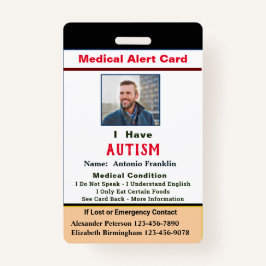 Benutzerdefinierte ID-Identifikation Name des erwa Ausweis