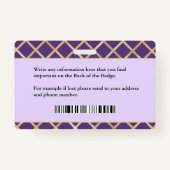 Benutzerdefinierte ID-Karte für Krankenversicherer Ausweis (Rückseite)