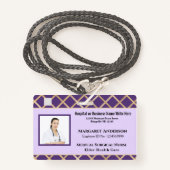 Benutzerdefinierte ID-Karte für Krankenversicherer Ausweis (Vorderseite mit Schlüsselband)