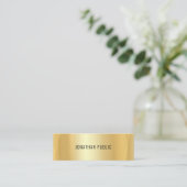 Benutzerdefinierte Imitat Berufliche Vorlage Mini Visitenkarte (Stehend Vorderseite)