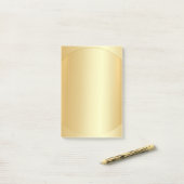 Benutzerdefinierte Imitat Gold Blank Template Eleg Post-it Klebezettel (Auf Schreibtisch)