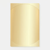 Benutzerdefinierte Imitat Gold Blank Template Eleg Post-it Klebezettel (Vorderseite)