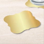 Benutzerdefinierte Imitat Gold Blank Template Eleg Untersetzer (angewinkelt)