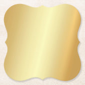 Benutzerdefinierte Imitat Gold Blank Template Eleg Untersetzer (Vorderseite)
