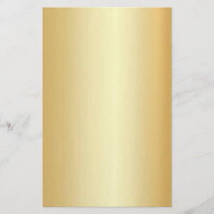 Benutzerdefinierte Imitat Gold Elegantes Leeres Mo Briefpapier