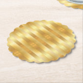 Benutzerdefinierte Imitat Gold Moderne elegante Bl Untersetzer (angewinkelt)