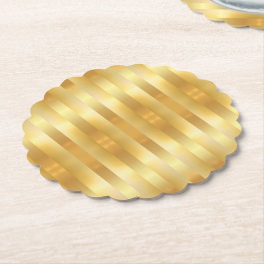 Benutzerdefinierte Imitat Gold Moderne elegante Bl Untersetzer (angewinkelt)