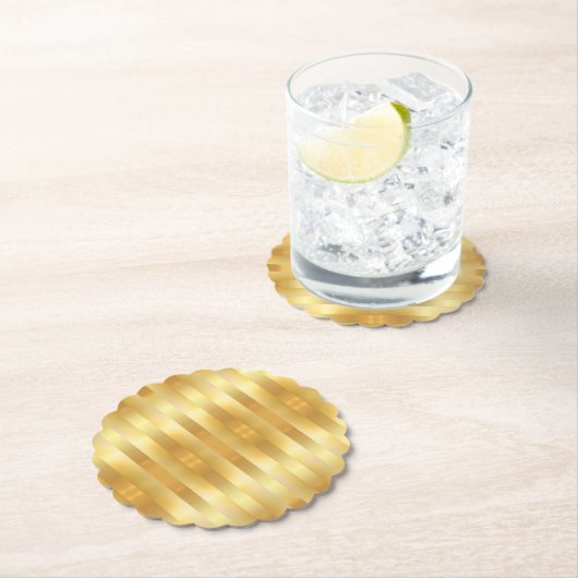 Benutzerdefinierte Imitat Gold Moderne elegante Bl Untersetzer (Vor Ort)