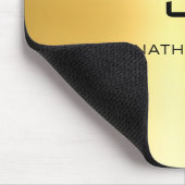 Benutzerdefinierte Imitat Gold Moderne elegante Vo Mousepad (Ecke)