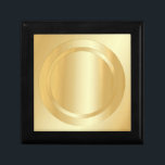 Benutzerdefinierte Imitat Gold-Template Elegant Lo Erinnerungskiste<br><div class="desc">Eigene Imitate Gold Template Elegant Look Glamour modische Holzschmuck Keepake Box.</div>