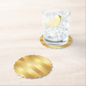 Benutzerdefinierte Imitate Gold Blank Moderne Eleg Untersetzer (Vor Ort)