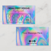 Benutzerdefinierte Imitate Holographic Loyalty Car Visitenkarte (Vorne/Hinten)