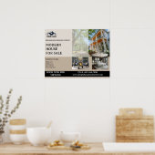 Benutzerdefinierte Immobilienwerbung Poster (Küche)