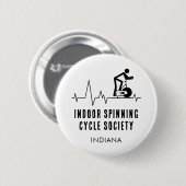 Benutzerdefinierte Indoor-Spinnrad-Gesellschaft He Button (Vorne & Hinten)