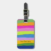 Benutzerdefinierte Informationen zu mehrfarbigen S Gepäckanhänger (Vorderseite vertikal)