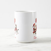 Benutzerdefinierte Initiale Z Frohe Weihnachten Kaffeetasse (Mittel)