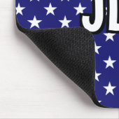 Benutzerdefinierte Initialen für amerikanische Fla Mousepad (Ecke)