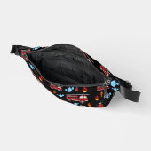 Benutzerdefinierte Initialen Monogram Boys Fireruc Bauchtasche (Offen)
