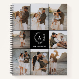 Benutzerdefinierte Initials Elegante Monogramm-Fot Notizblock