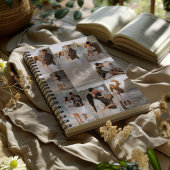 Benutzerdefinierte Initials Elegante Monogramm-Fot Notizblock