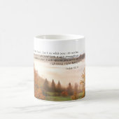 Benutzerdefinierte Inspirationsbibel Vers von Isai Kaffeetasse (Mittel)