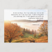 Benutzerdefinierte Inspirationsbibel Vers von Isai Postkarte (Vorderseite)