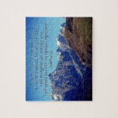 Benutzerdefinierte Inspirationsbibel Vers von Isai Puzzle (Vertikal)