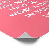 Benutzerdefinierte inspirierende Redewendungen Kon Poster (Ecke)