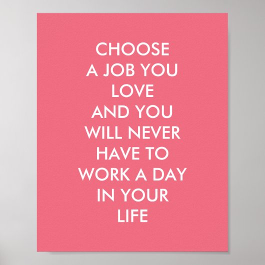 Benutzerdefinierte inspirierende Redewendungen Kon Poster (Vorne)