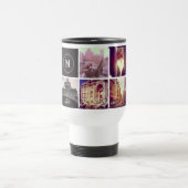 Benutzerdefinierte Instagramm-8-Foto-Tasse Reisebecher (Mittel)