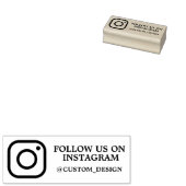 Benutzerdefinierte Instagramm-Adresse Gummistempel (Stempel)