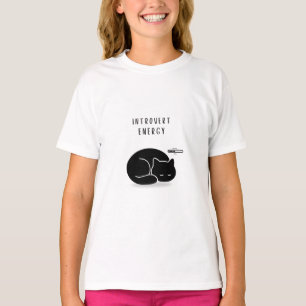 Benutzerdefinierte Introvertierte Energie Minimali T-Shirt