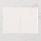 Benutzerdefinierte Introvertierte Minimale Linienk Postkarte (Rückseite)