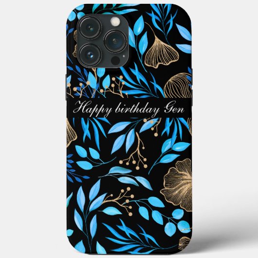 Benutzerdefinierte iPhone Case Gold Farbe Fügen Si (Rückseite)