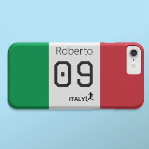 Benutzerdefinierte Italien Fußball Nationalflaggen iPhone 15 Pro Hülle