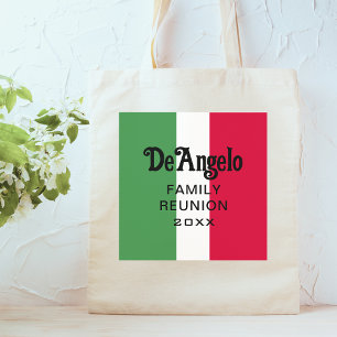 Benutzerdefinierte italienische Name-Wiedersehen Tragetasche