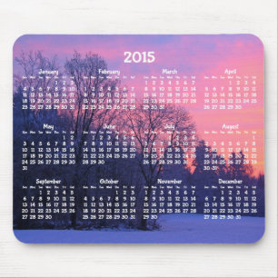 Benutzerdefinierte Jahreskalender 2015 Mauspad Win