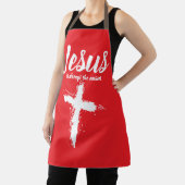 Benutzerdefinierte Jesus-Schürze - Personalisierte Schürze (InSitu)