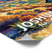 Benutzerdefinierte Joshua Tree Keys View Van Gogh  Poster (Ecke)