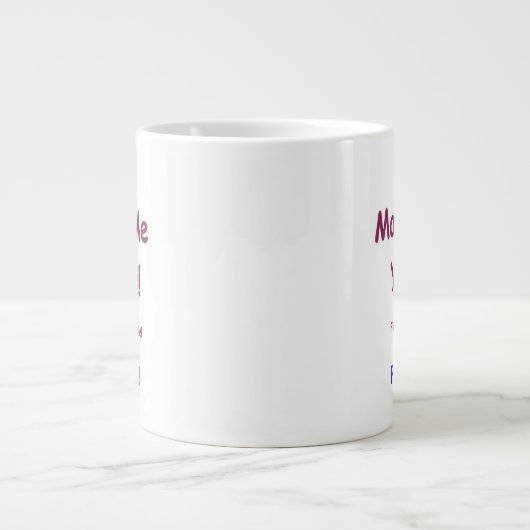 Benutzerdefinierte Jumbo-Keramik-Tasse zum Persona Jumbo-Tasse (Vorderseite)