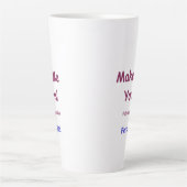 Benutzerdefinierte Jumbo Latte-Tasse für die Perso Milchtasse (Vorderseite)