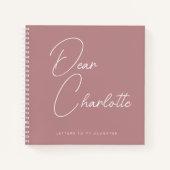 Benutzerdefinierte Junge Mutter Geschenk Minimalis Notizblock (Vorderseite)