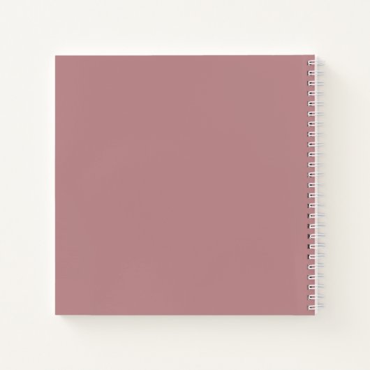 Benutzerdefinierte Junge Mutter Geschenk Minimalis Notizblock (Rückseite)