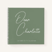 Benutzerdefinierte Junge Mutter Geschenk Minimalis Notizblock (Vorderseite)