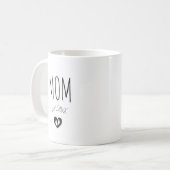 Benutzerdefinierte Junge Mutter oder neues Großopf Kaffeetasse (Vorderseite Links)