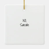 Benutzerdefinierte Junggesellinnenabschied New Yor Keramikornament (Rückseite)